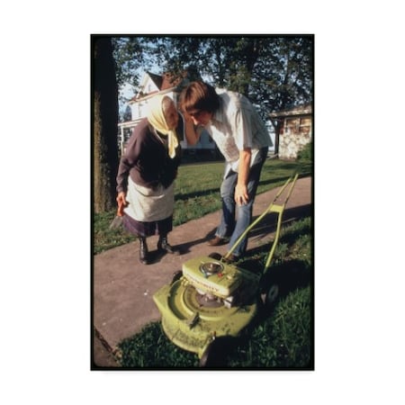 American Eyes 'Lawn Boy' Canvas Art,22x32